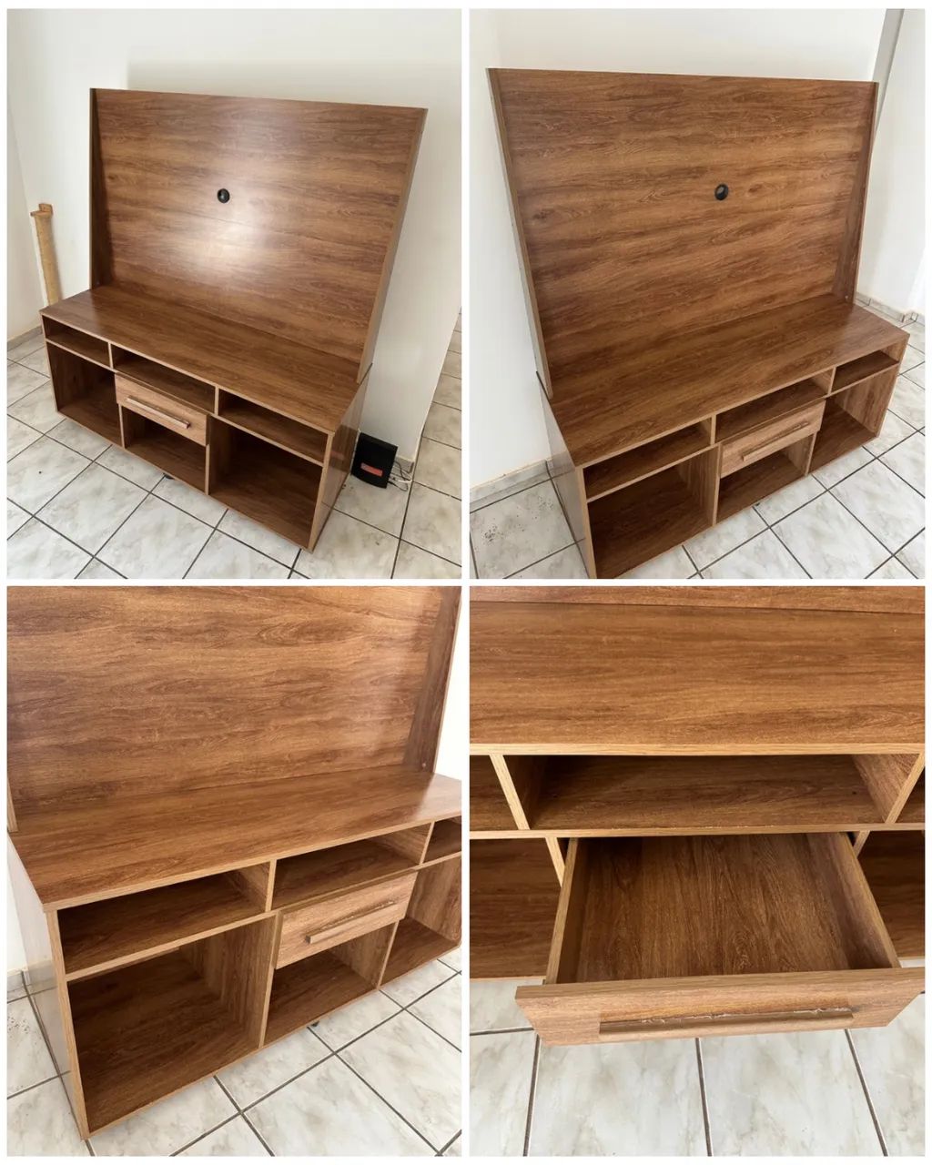 Rack with Panel, Very New – Free Delivery