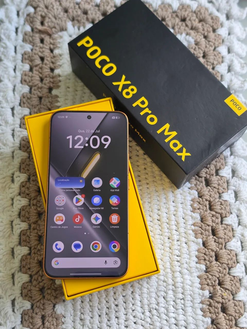 POCO X8 PRO MAX 512GB 12GB LARANJA  - Foto 2