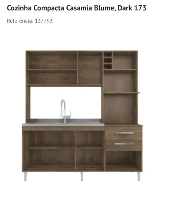 COZINHA COMPACTA COM CUBA-NOVA - Foto 2