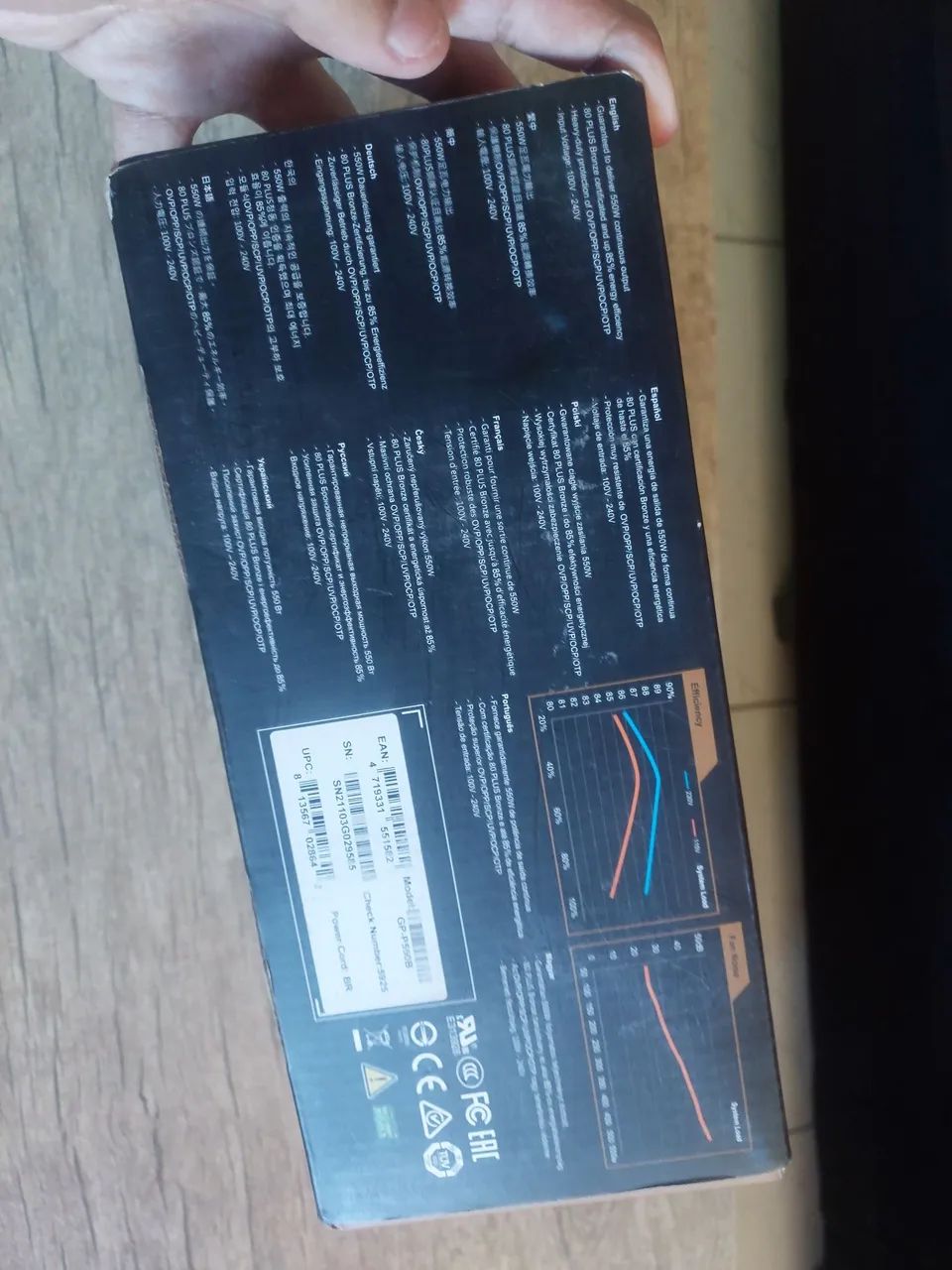 Fonte gigabyte 550W - Foto 2