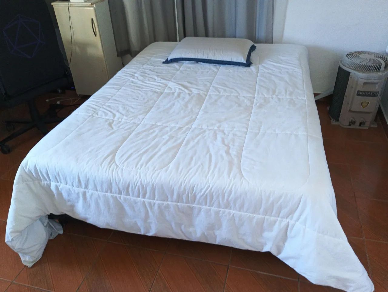 Cama box + colchão 2 em 1