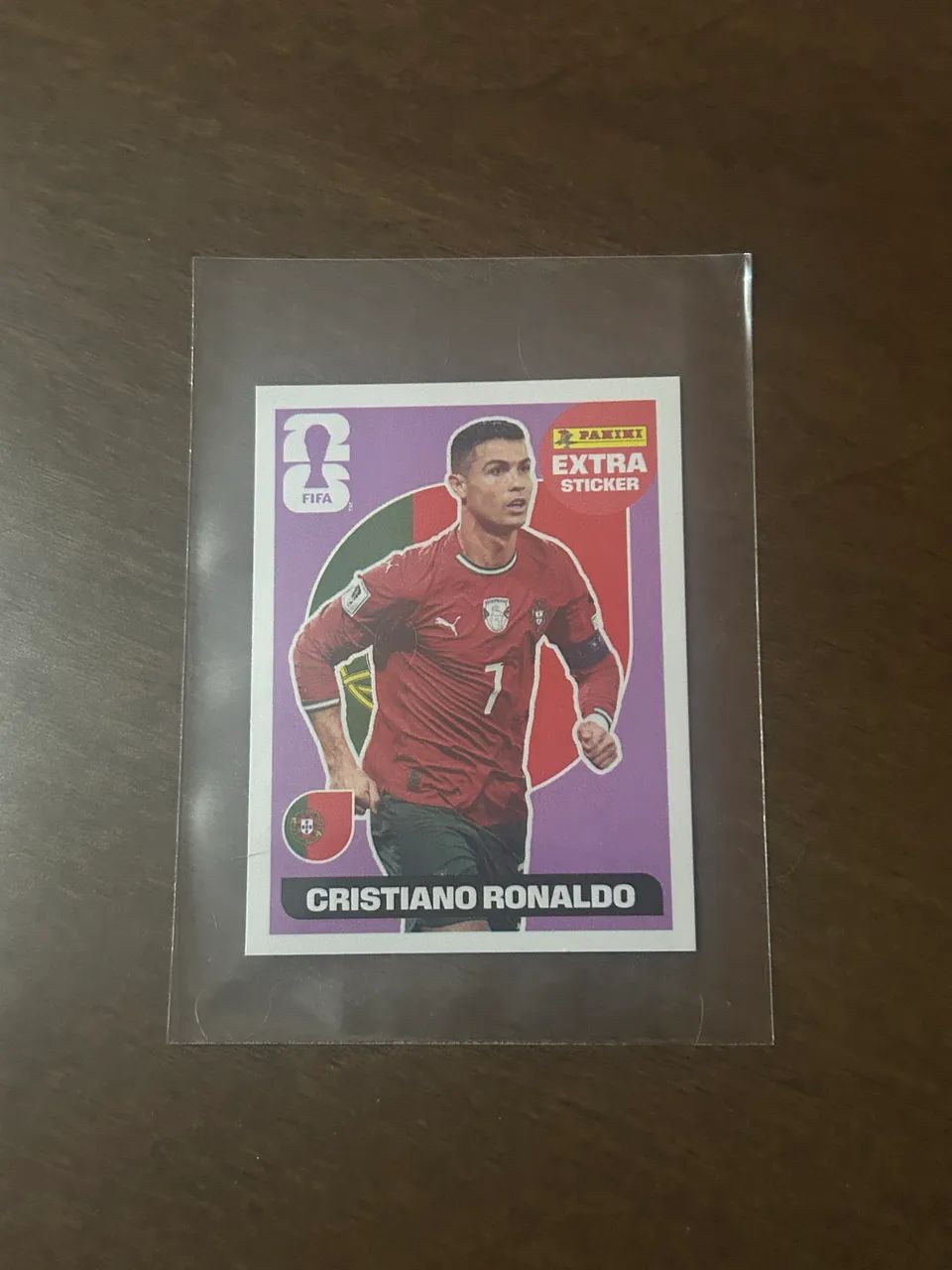 Figurinha Legend Cristiano Ronaldo (Roxo)