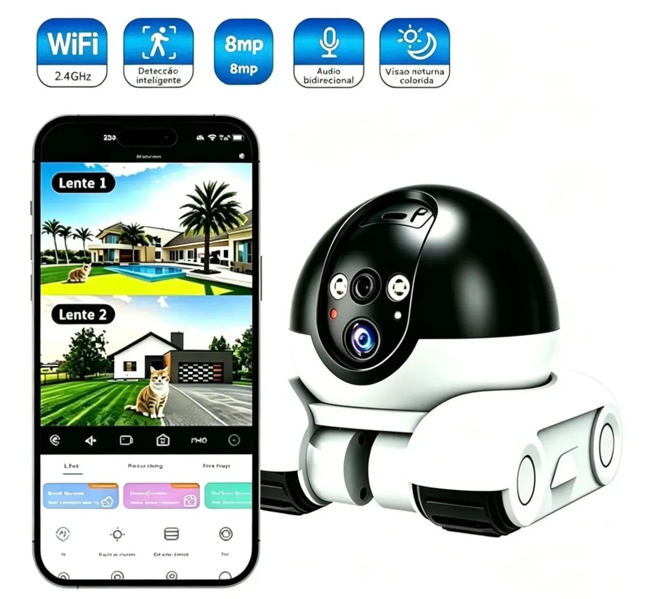 Câmera Móvel v360 Pro
