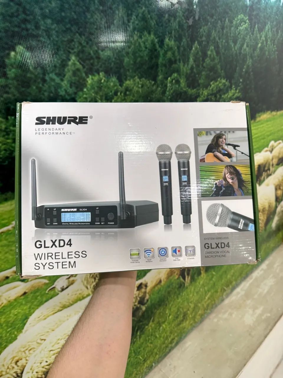 Microfone SHURE - Primeira linha 