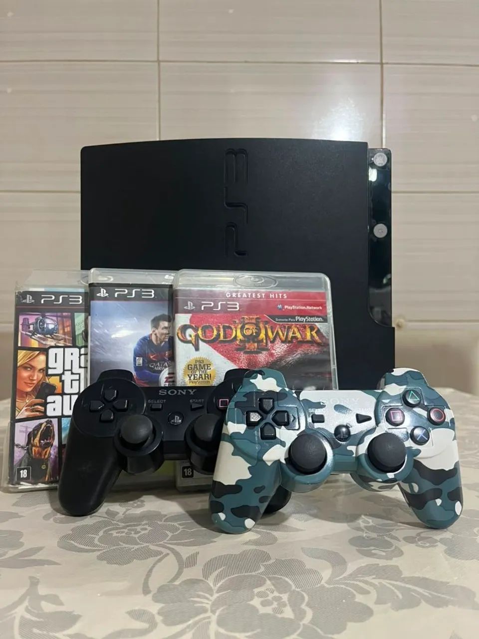 Ps3 slim funcionando perfeitamente !