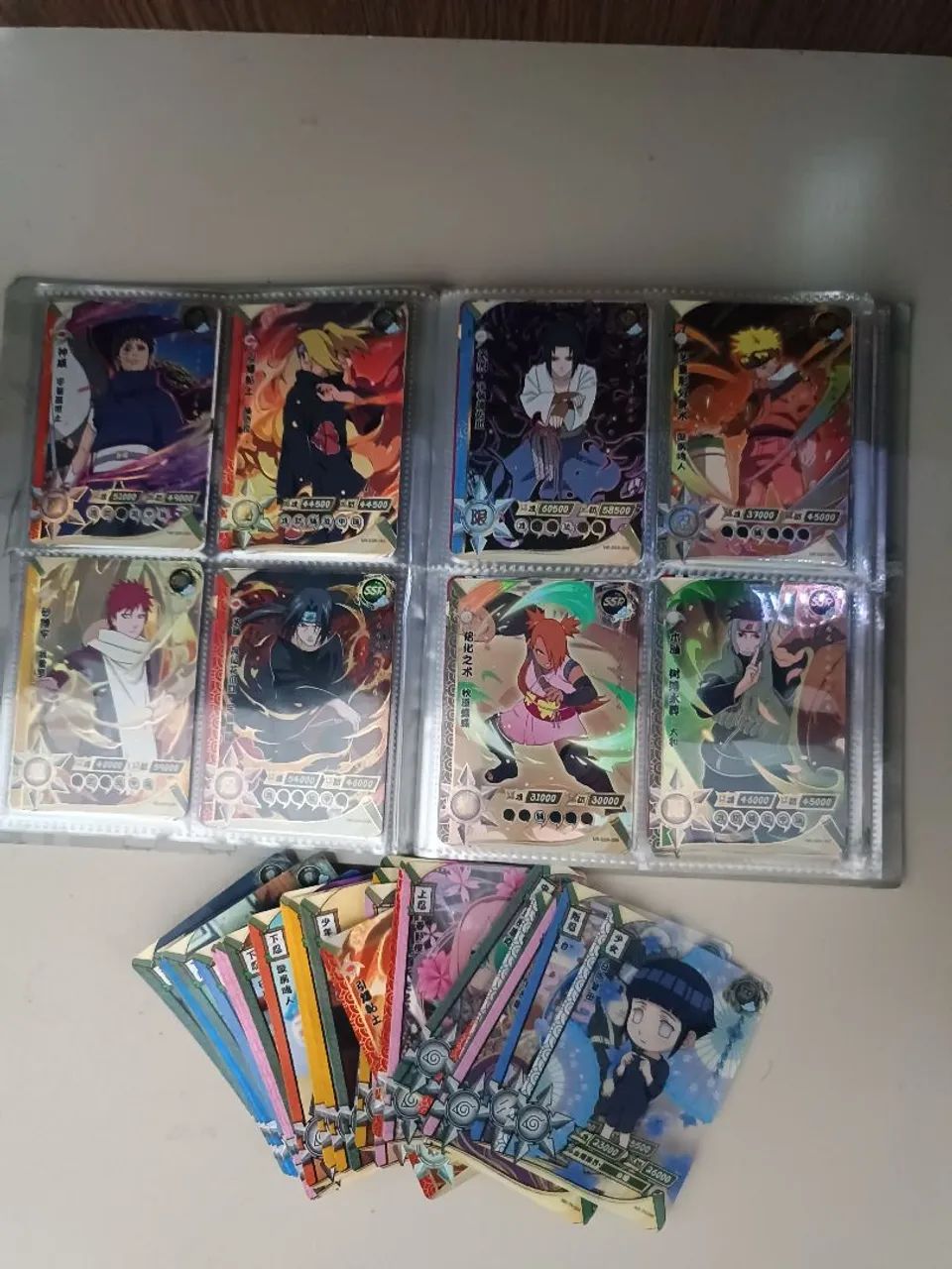 Cards Naruto TCG Kayou e pasta - Foto 5