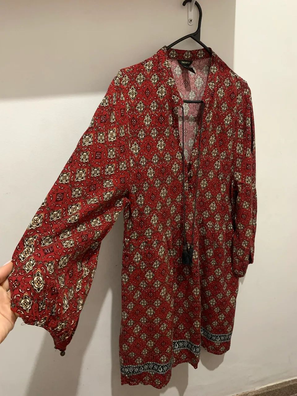 Vestido Boho Vermelho (Forever 21) - Foto 2