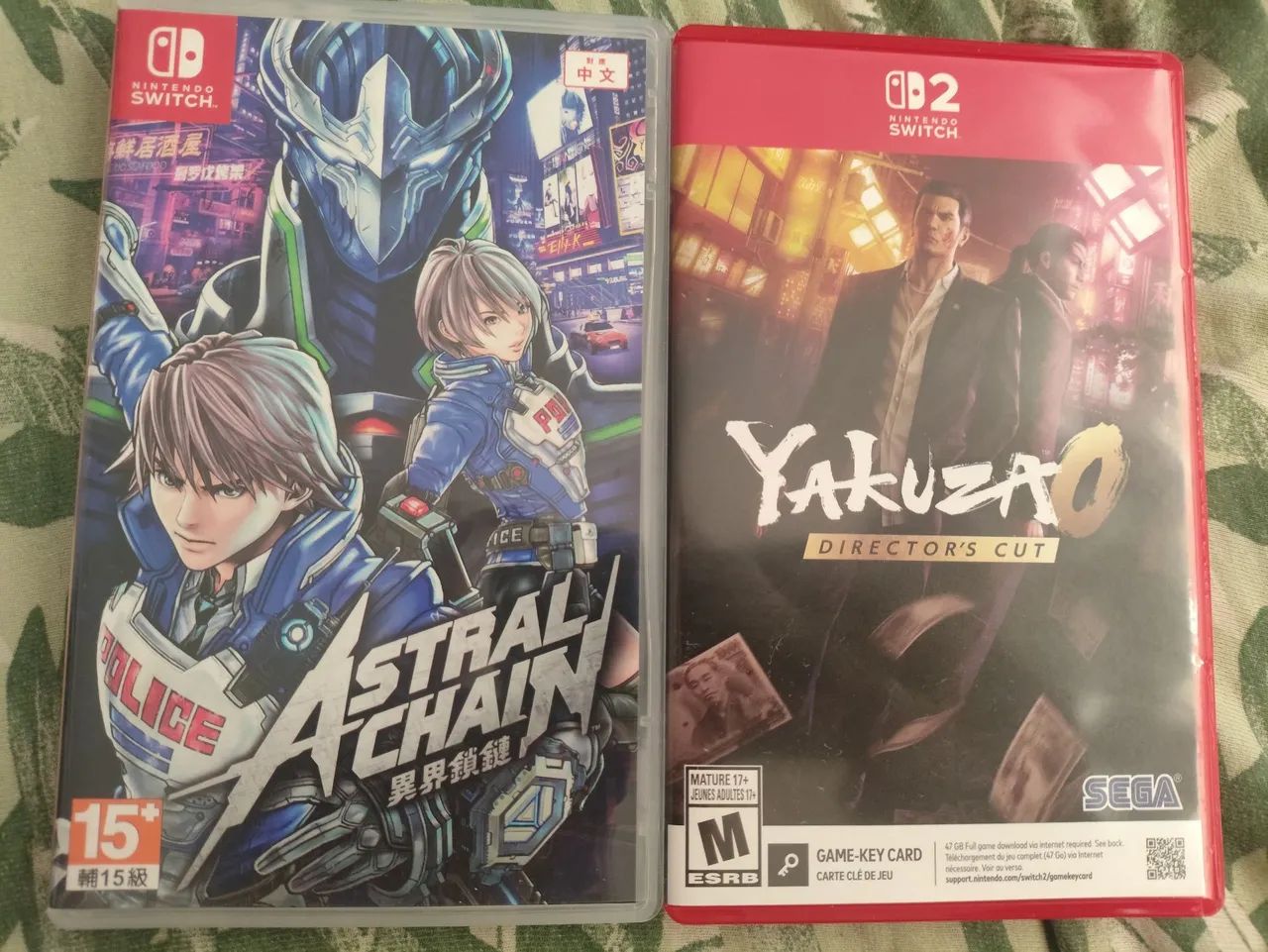 TROCO Astral Chain, Yakuza 0 Nintendo Switch - Jogos de Vídeo Game