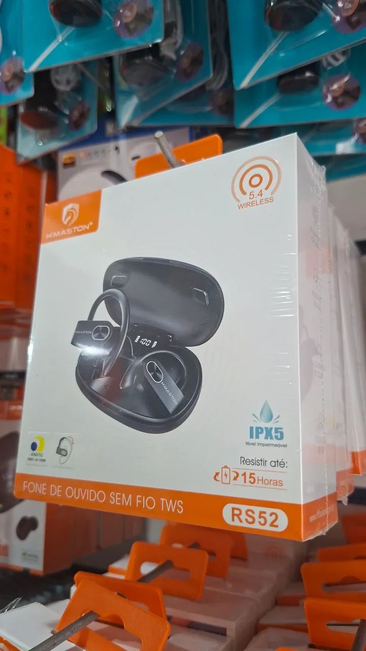 Fone de ouvido sem fio bluetooth  HMaston - Foto 3