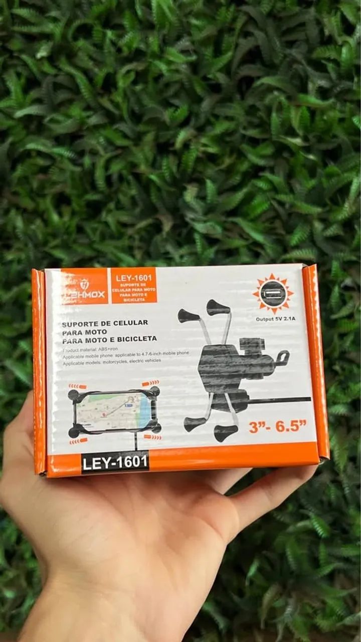 Suporte de Celular para Moto e Bicicleta LEY-1601 - Universal