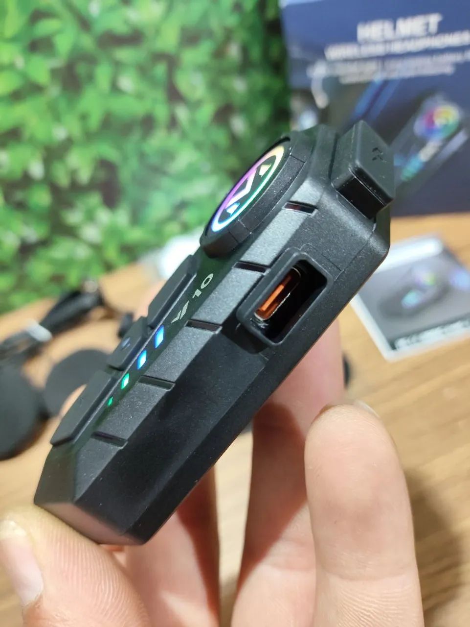 Fone Comunicador Bluetooth para Capacete de Moto - Foto 4