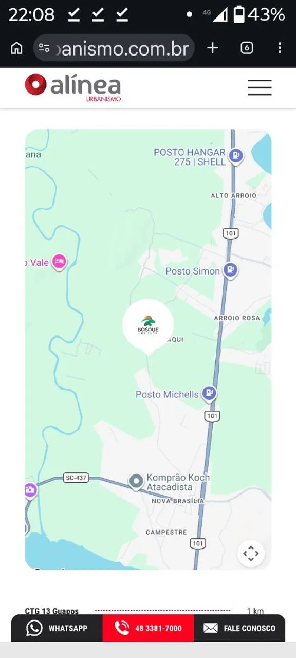 Troco terreno em Imbituba.