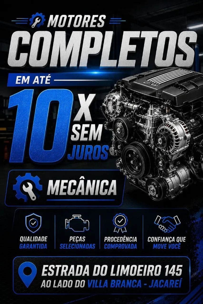 Conserto de motores completos 