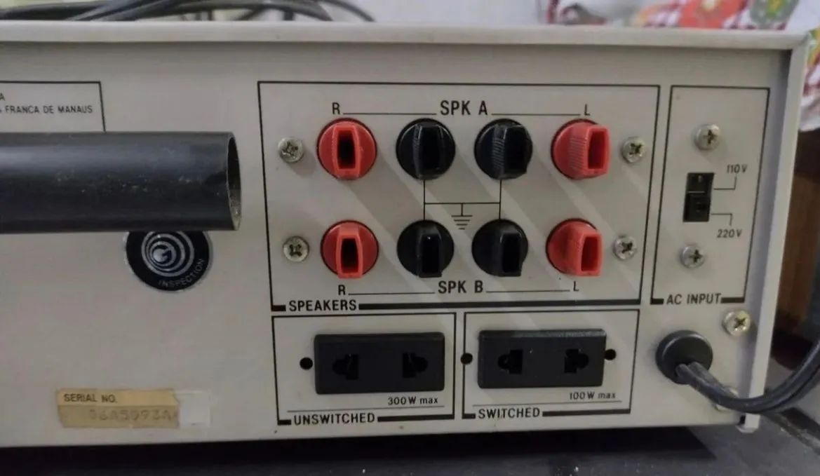 Receiver Gradiente R343 com placa amplificadora transistorizada original Gradiente  - Foto 3