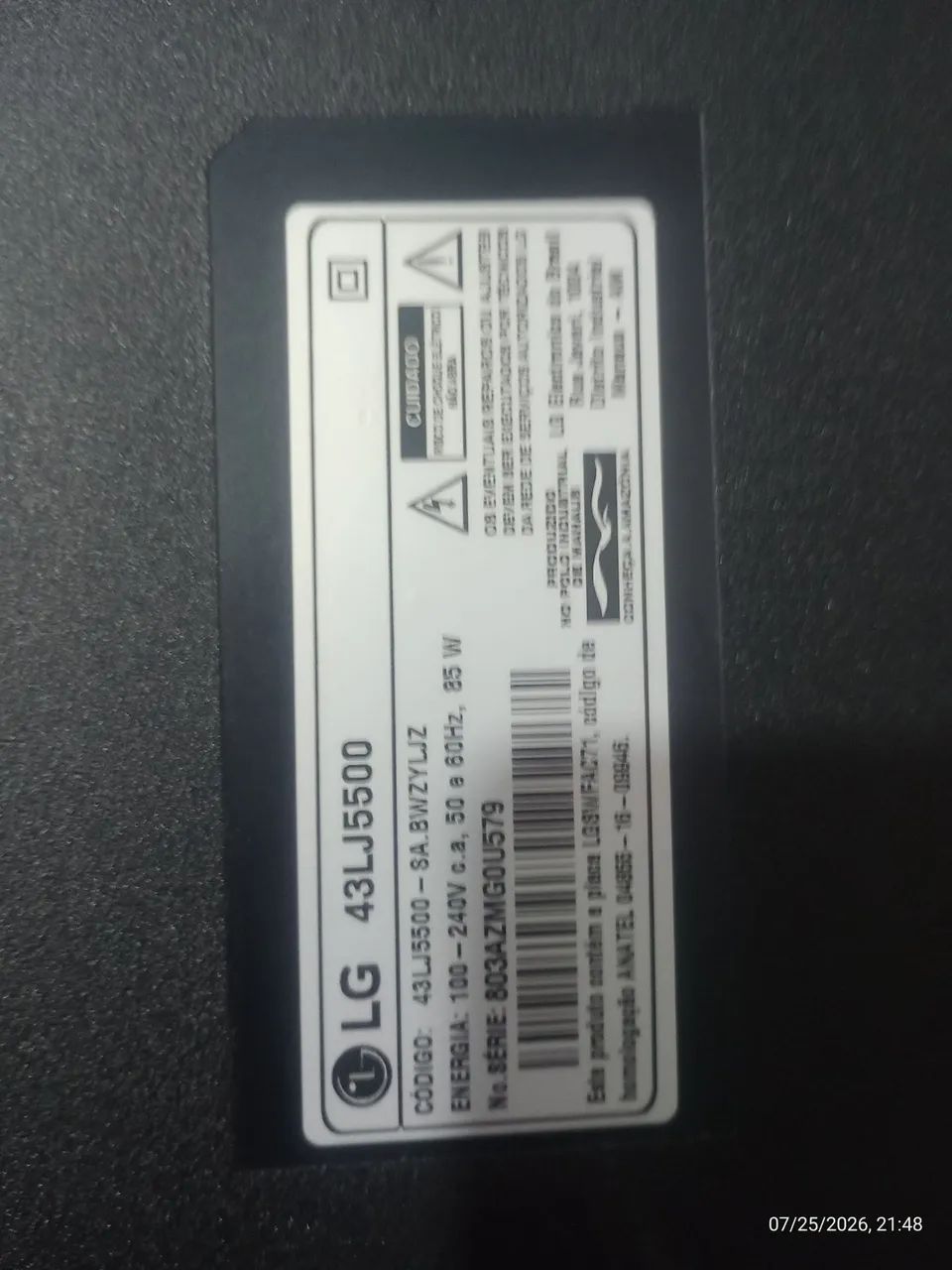 Smart Tv Lg de 43 Polegadas em perfeito estadado. - Foto 4