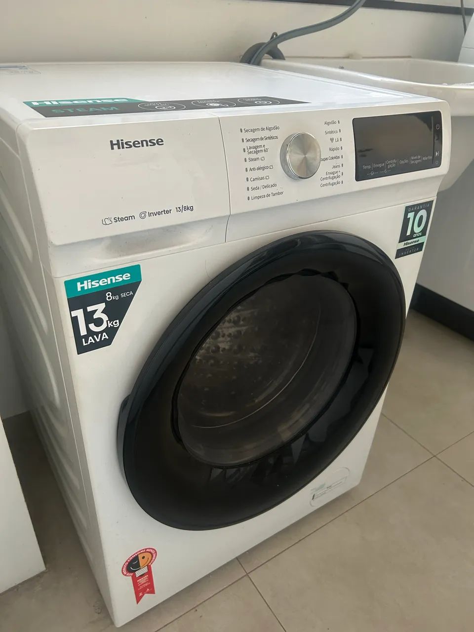Lava e seca hisense inverter 13kg