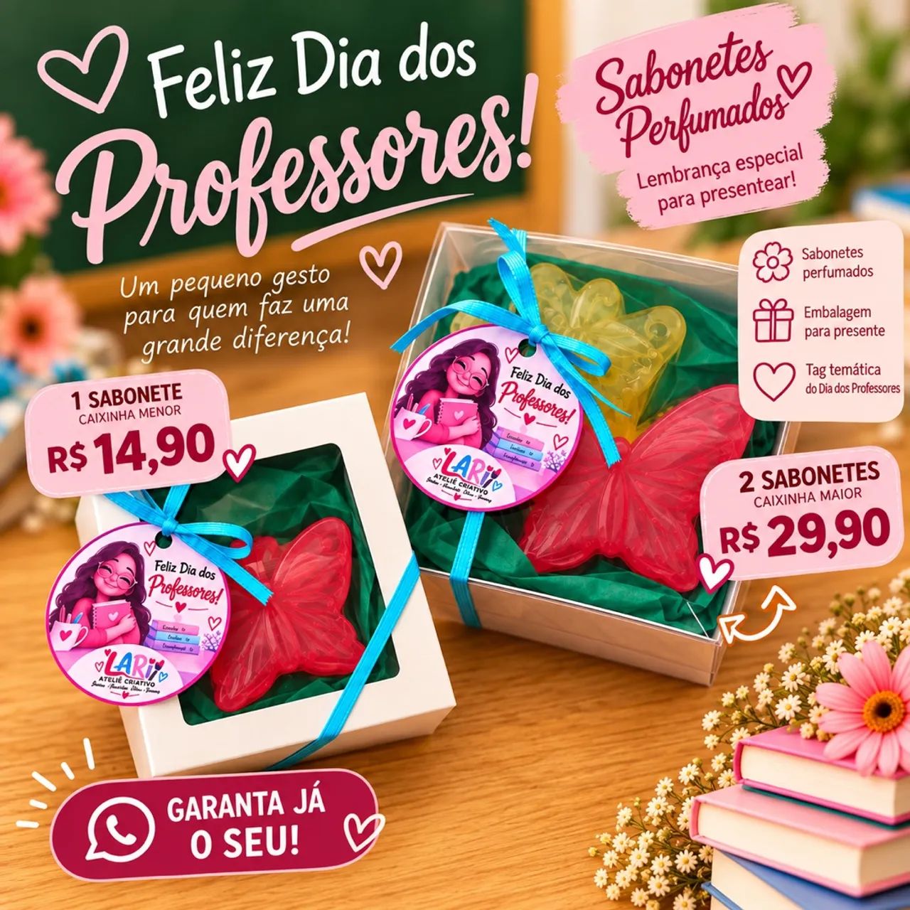 Lembrancinha dia dos professores 