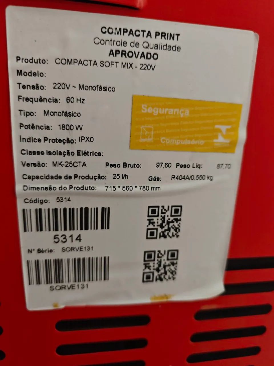 Máquina de sorvete expresso  - Foto 2