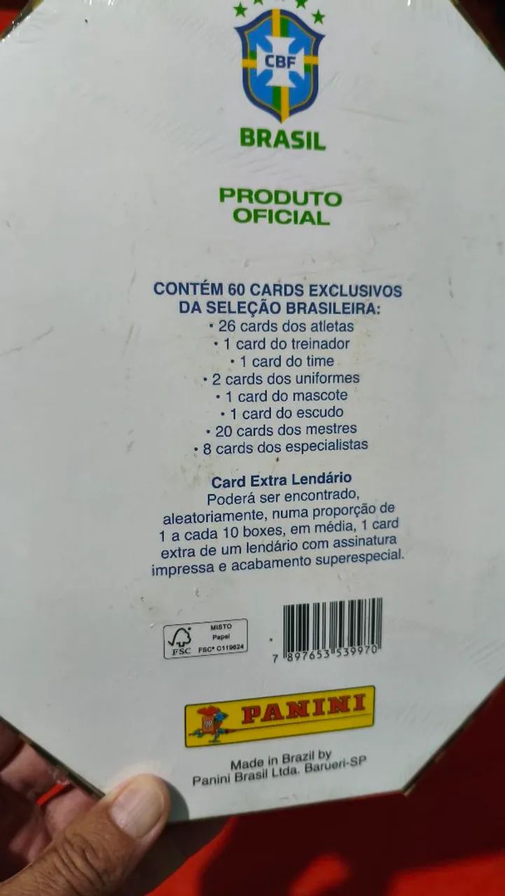  60 Cards Exclusivos da Seleção Brasileira Copa 2022 - Foto 4