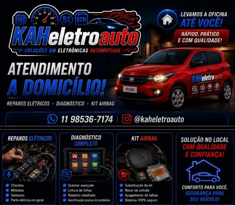 Auto elétrico, reprogramação de veículos 