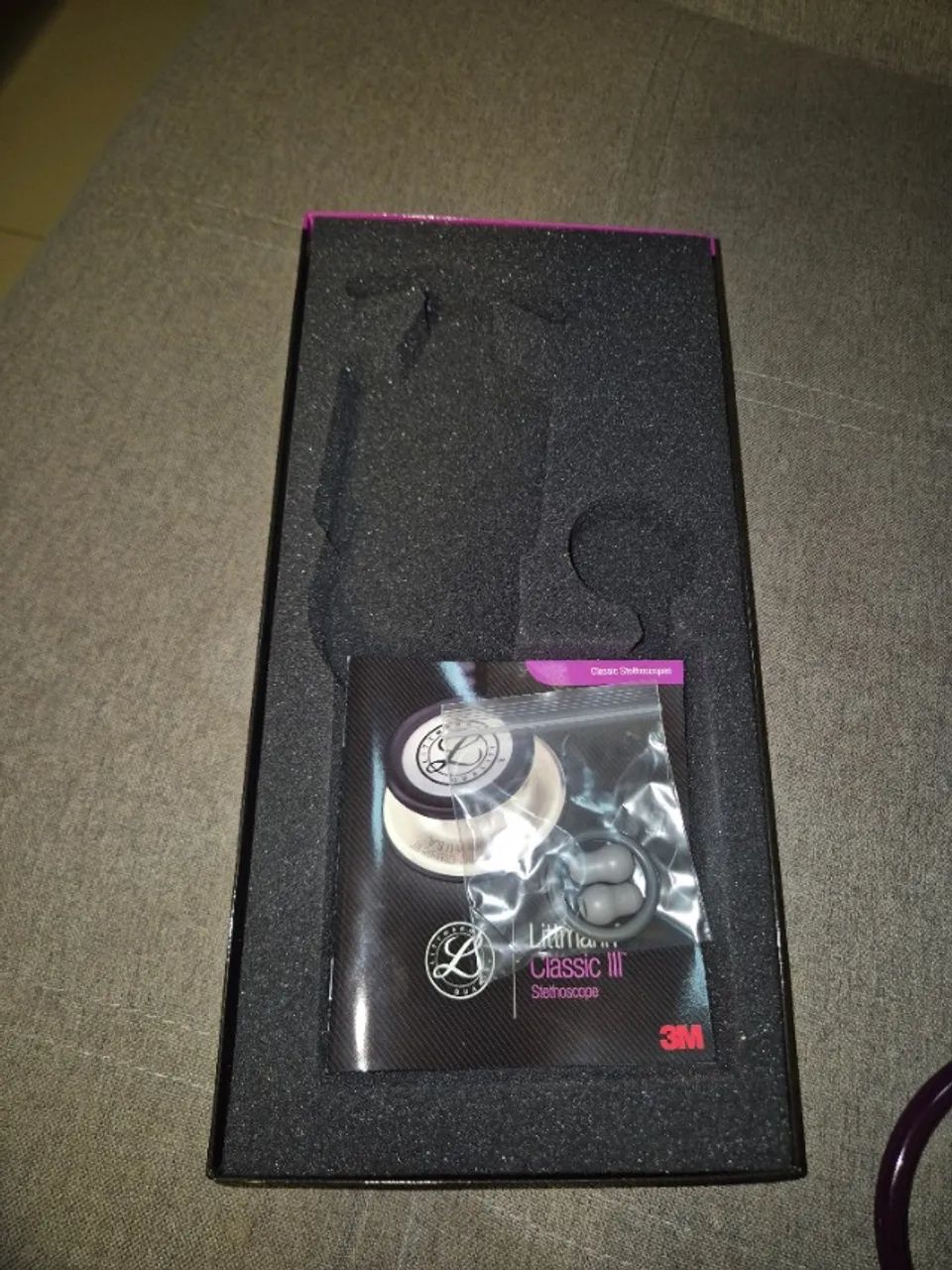 Estetoscópio Littmann Classic III roxo - Foto 5