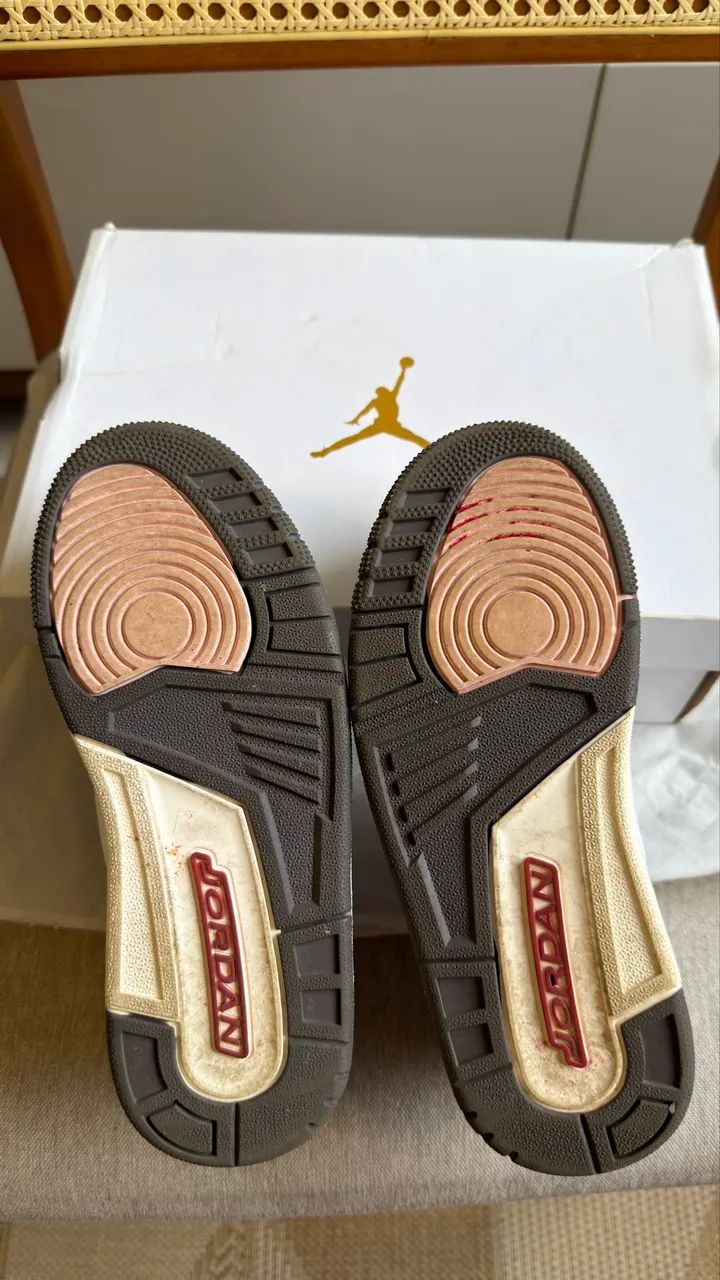 Air Jordan 3 dark mocha tam34 - Foto 4