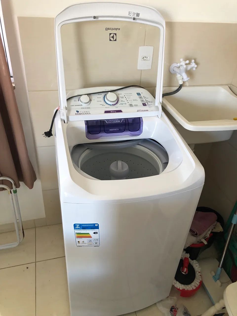 Máquina de lavar roupa eletrolux 8,5kg