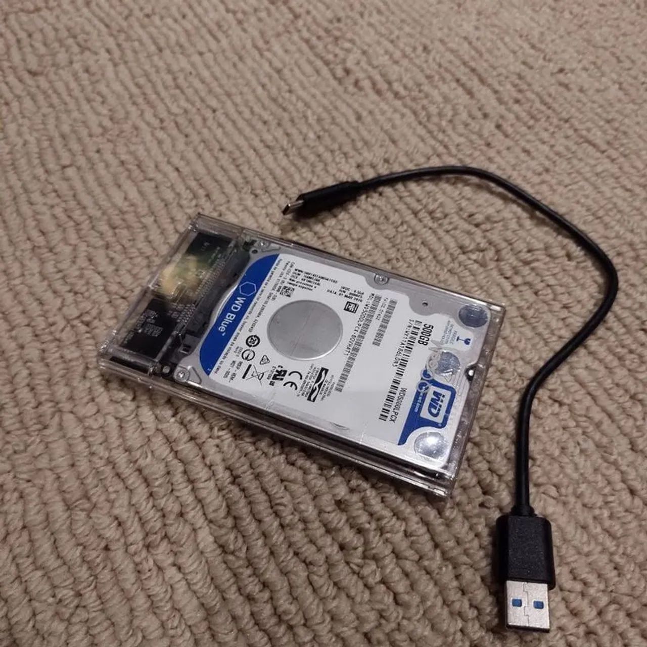 HD externo de 500 gb 100% saudável 
