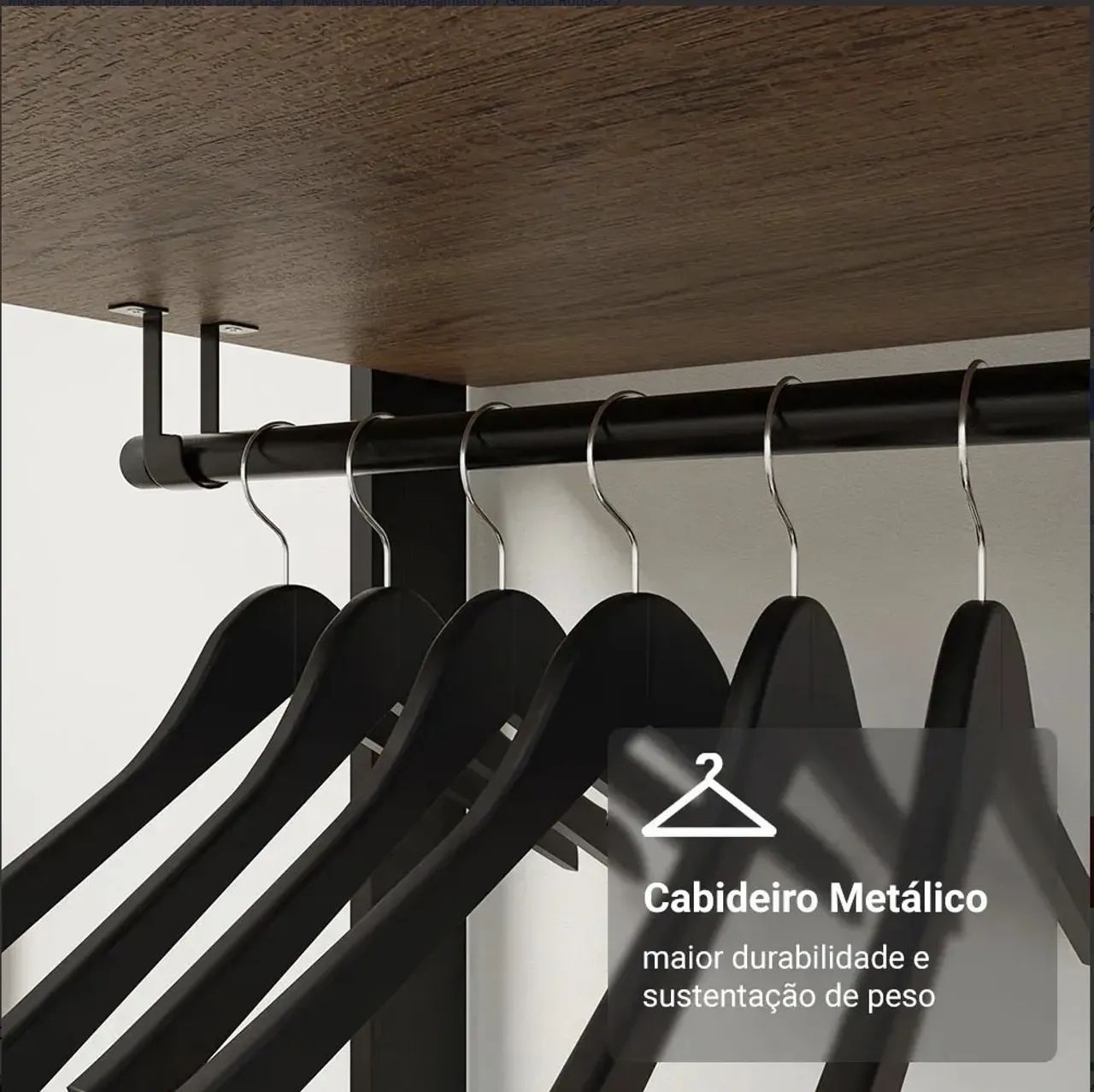 Balcão e estante para roupa  - Foto 5