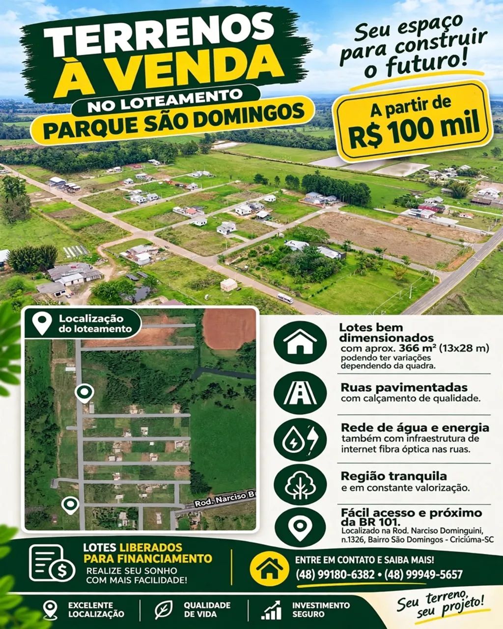 Vendo terrenos com 366m2
