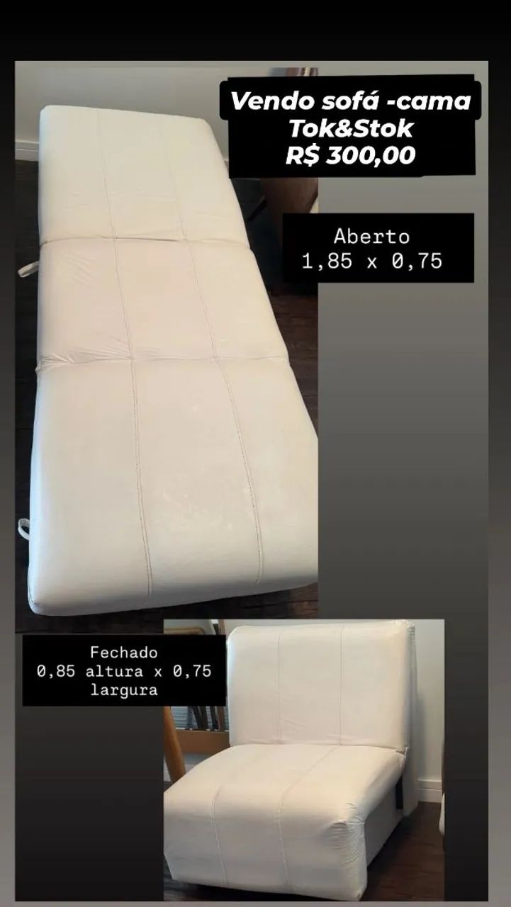 Vendo sofá-cama Tok&Stok 