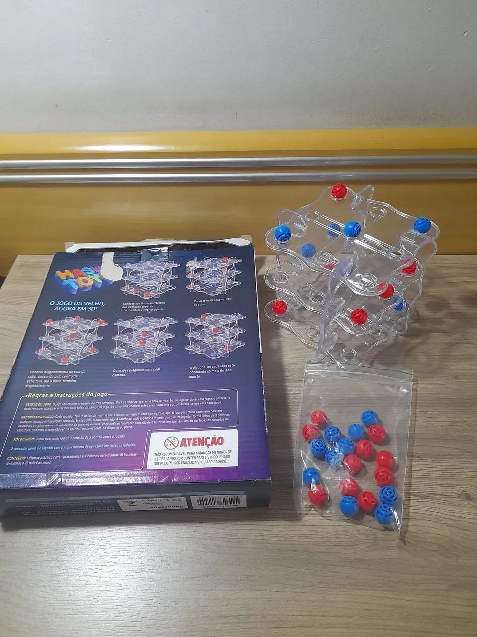 Jogo da velha 3d hash toys - Foto 3