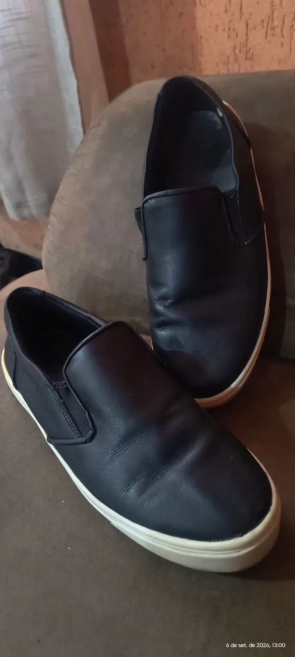 Tênis Casual broks couro número 39