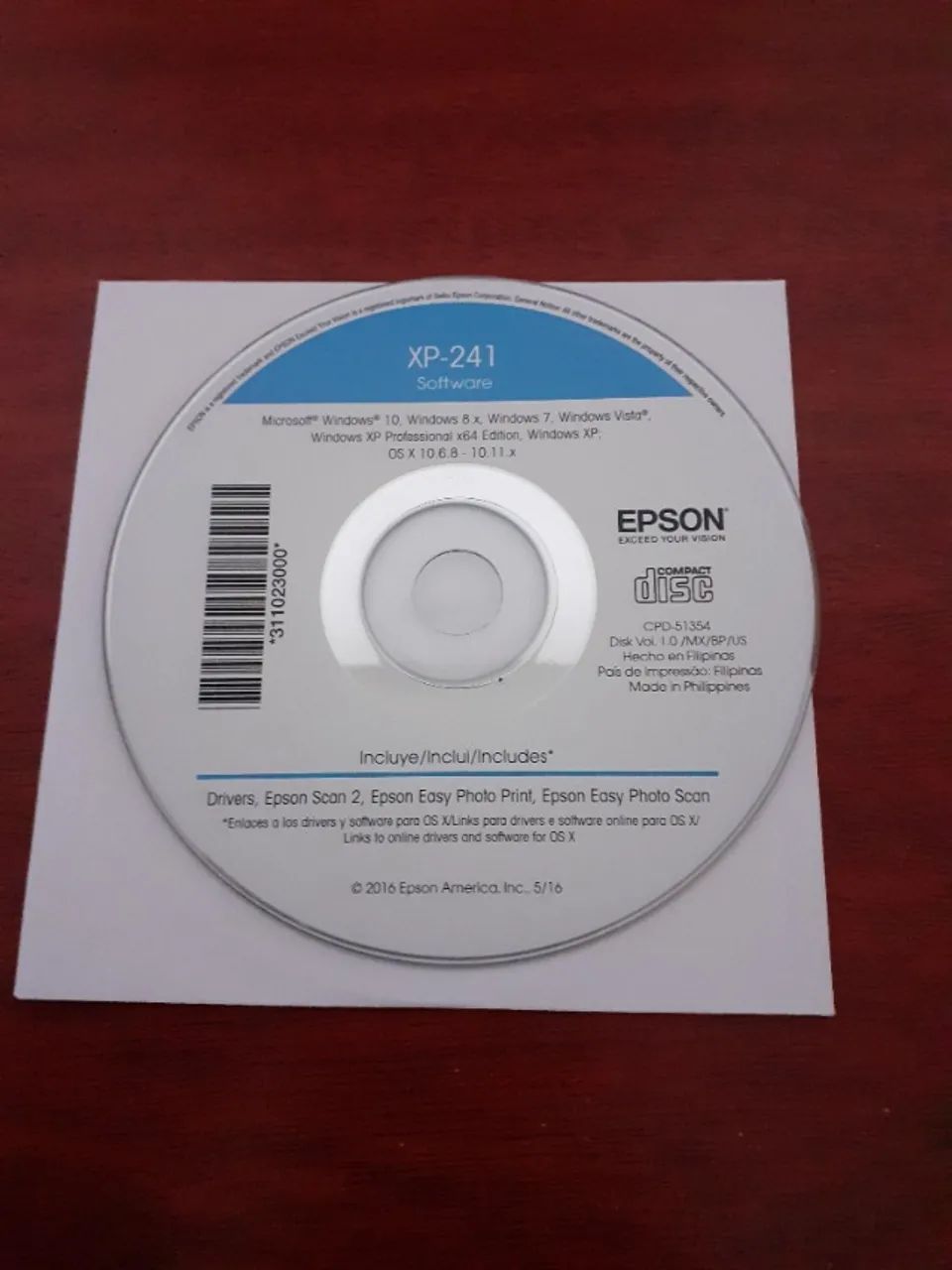 **IMPRESSORA MULTIFUNCIONAL EPSON XP-241 - EXCELENTE ESTADO** - Foto 5