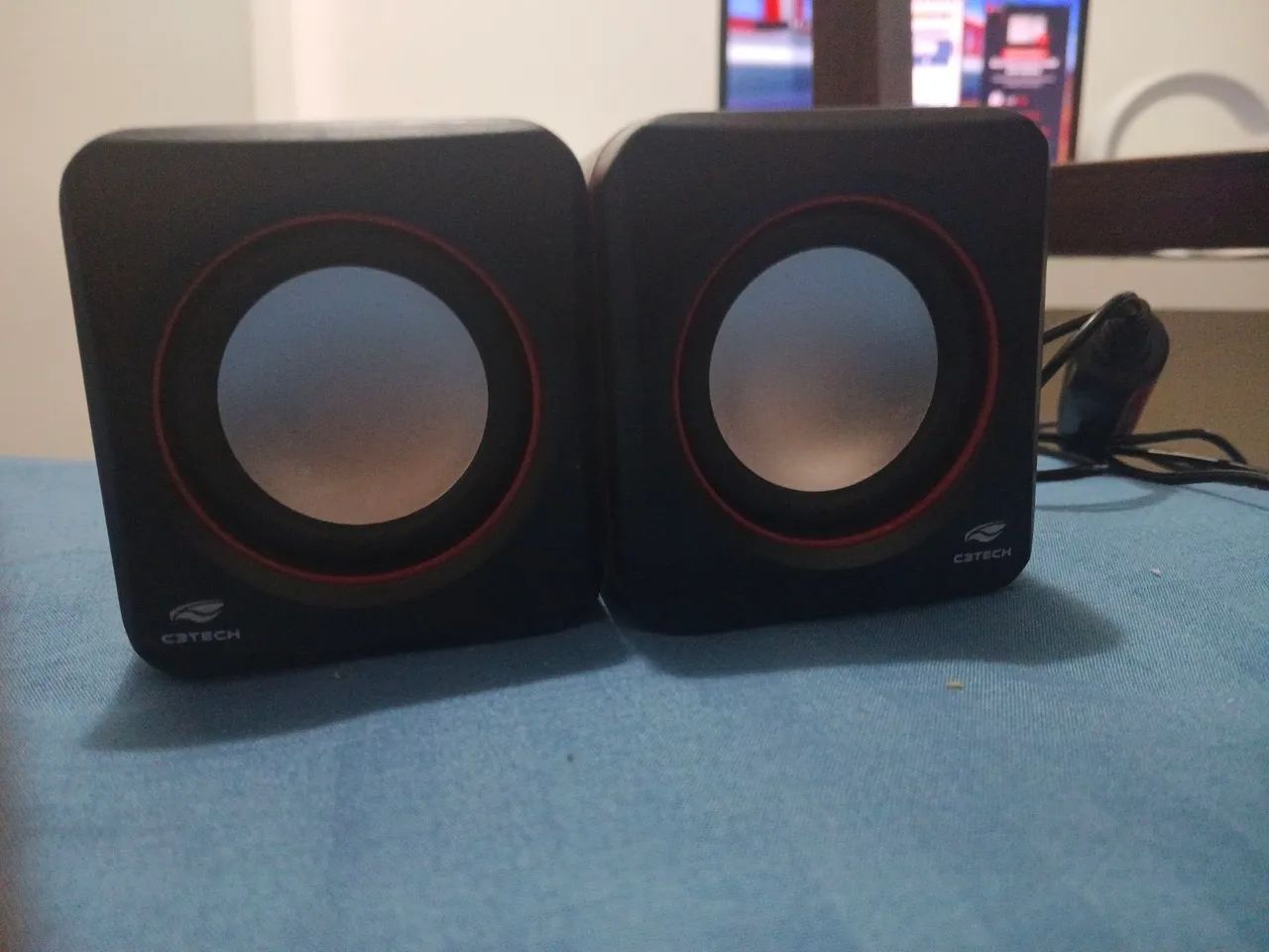 Caixinhas de som para pc c3tech novas
