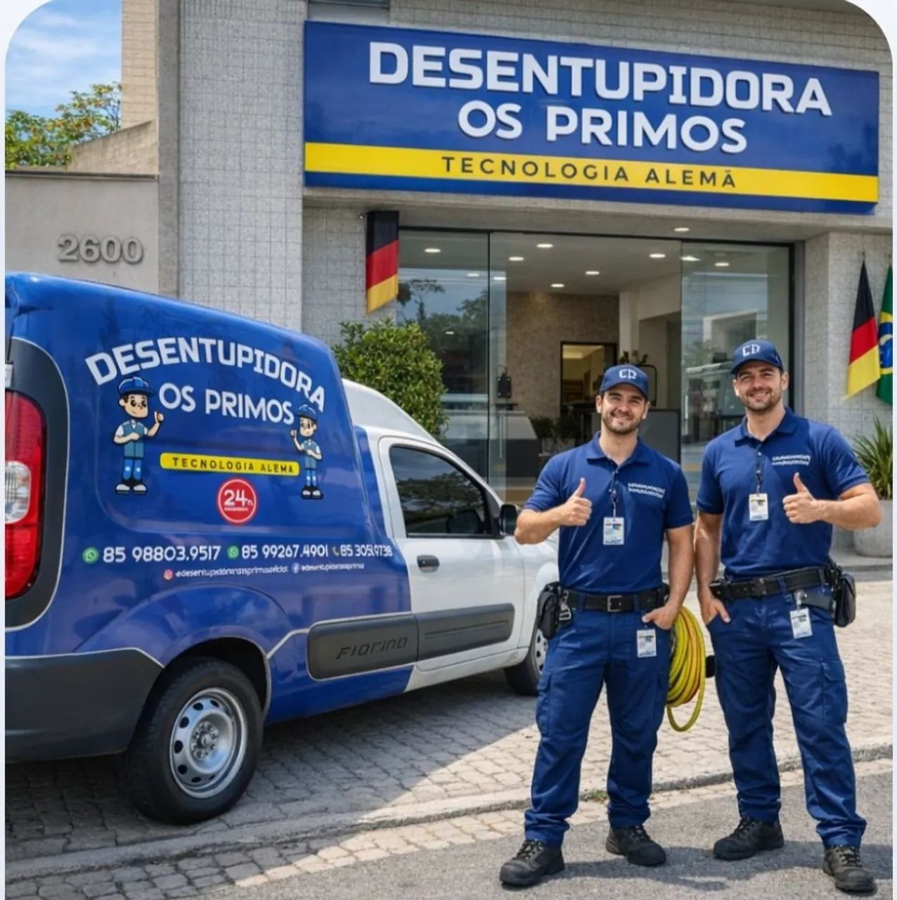 Desentupidora rapidez 24 horas 