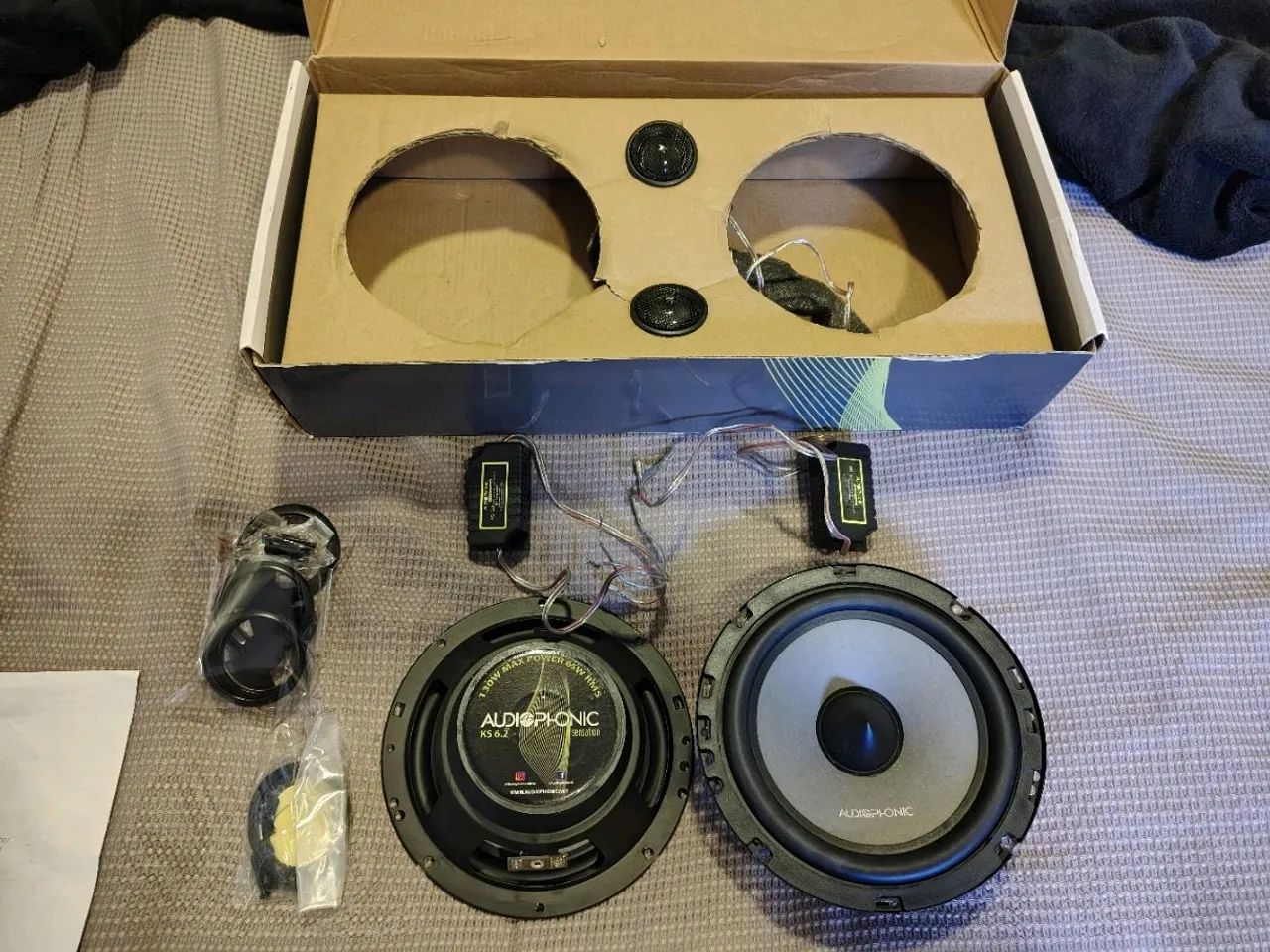 Kit duas vias Audiophonic 6 polegadas. - Foto 2