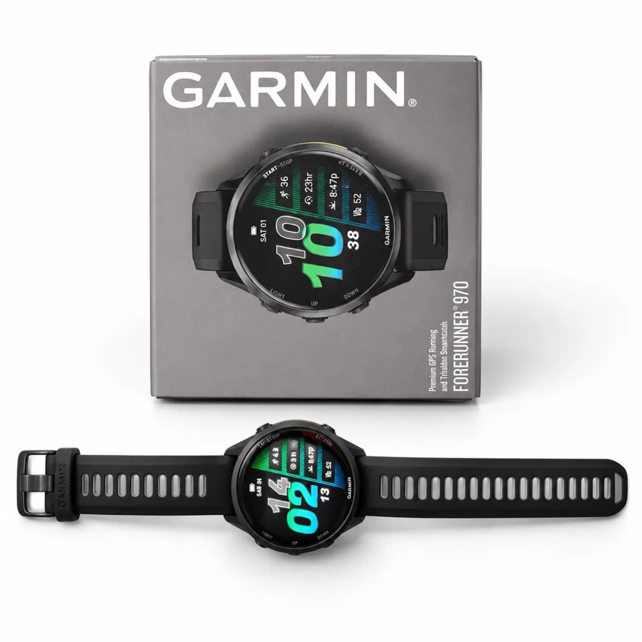     Garmin Forerunner 970 Preto - Pouco Uso + Caixa Original