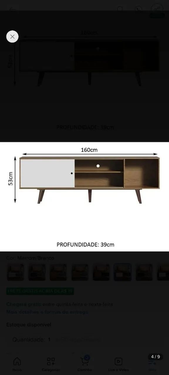 Rack térreo Em Madeira  - Foto 2