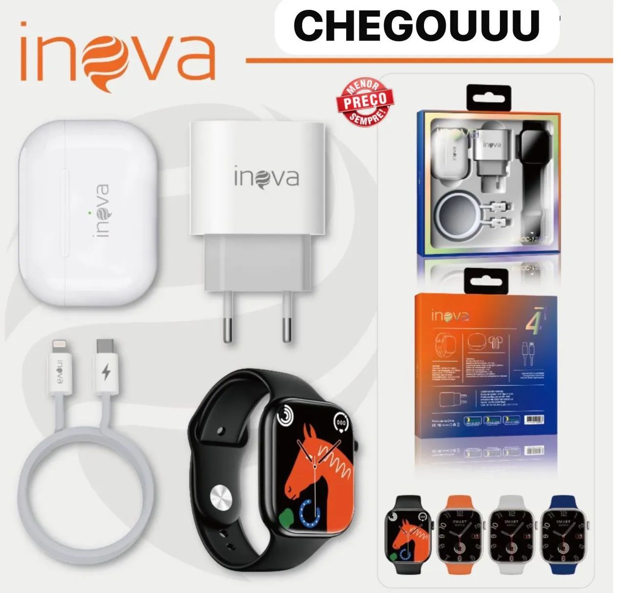 Kit smartwatch 4 Inova wfcc12777 - Foto 3