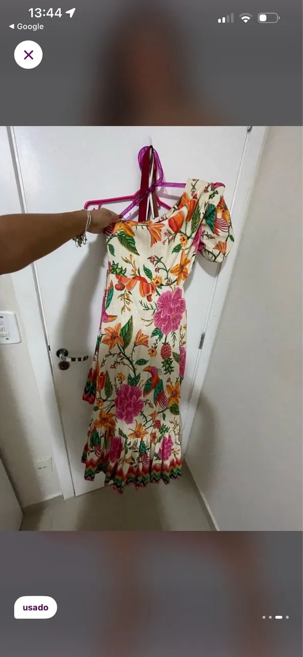 Vestido farm paraíso dos abacaxis  - Foto 3