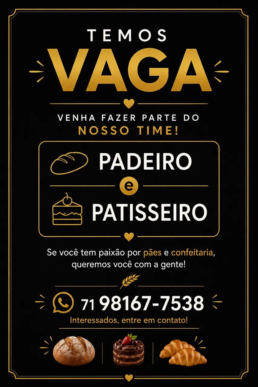Padeiro Patisseiro