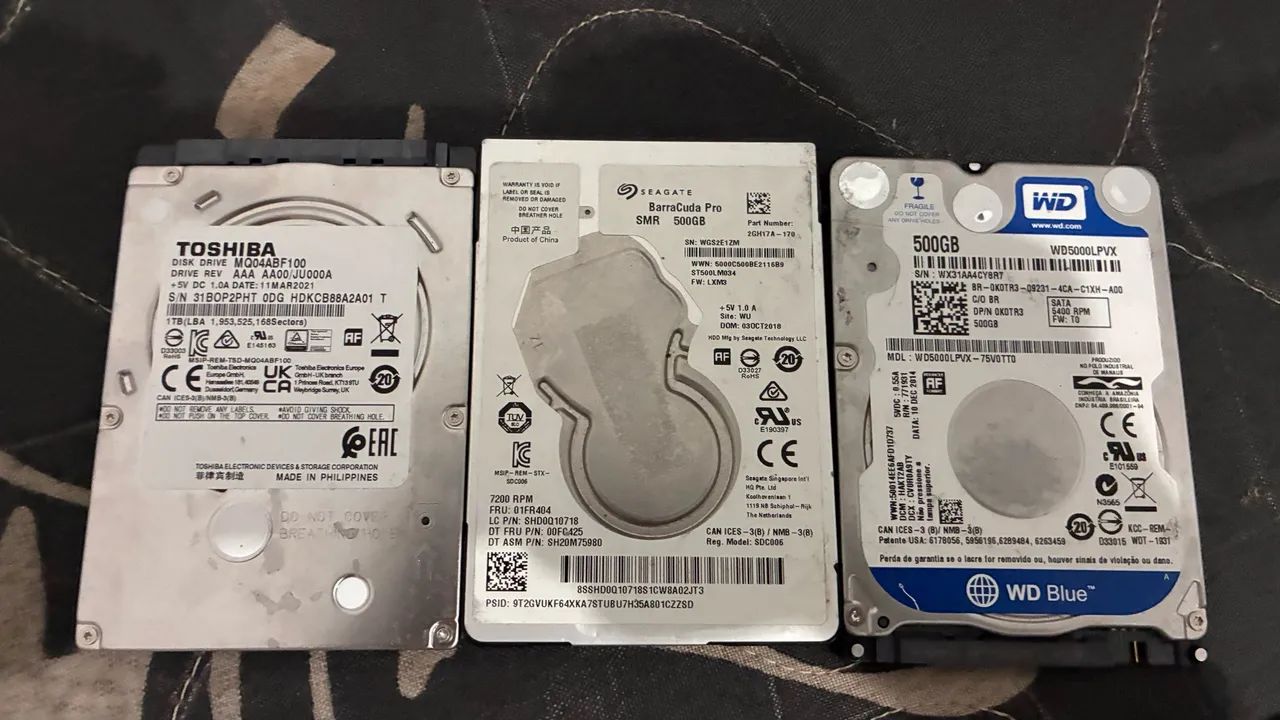 Hds de notebook