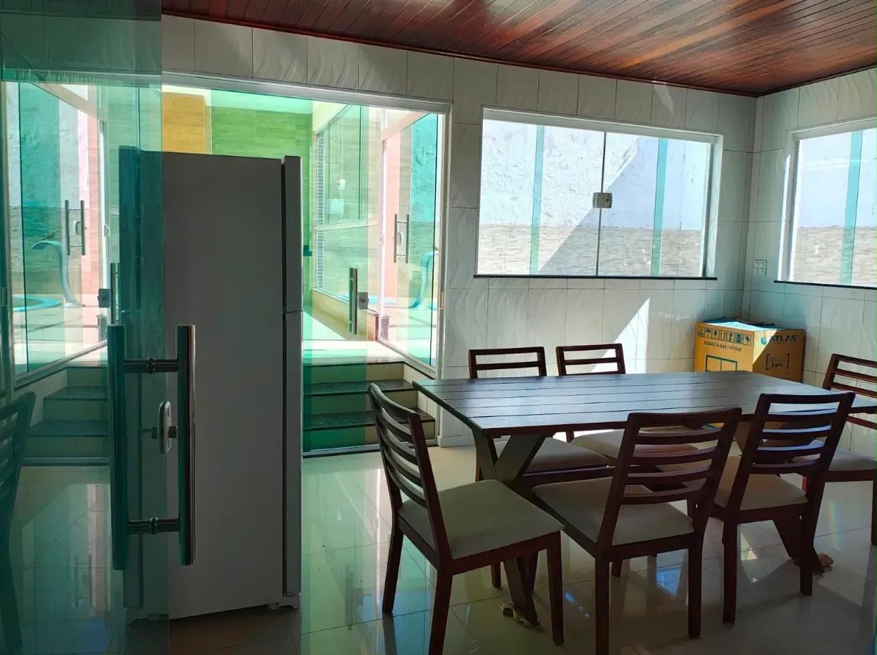 ALUGO CASA COM LAZER PRIVATIVO 3 QUARTOS - Foto 5