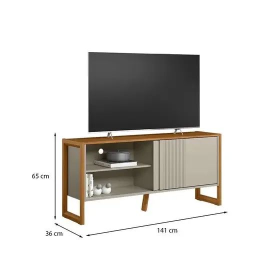 Rack Gold Linea Brasil, ideal para TVs até 55 Polegadas - Entrega Imediata; - Foto 3