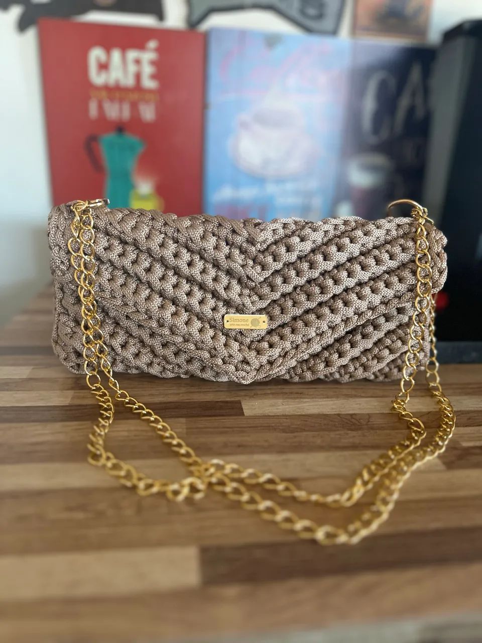 Bolsa  Clutch Ana de Crochê -  - Foto 2