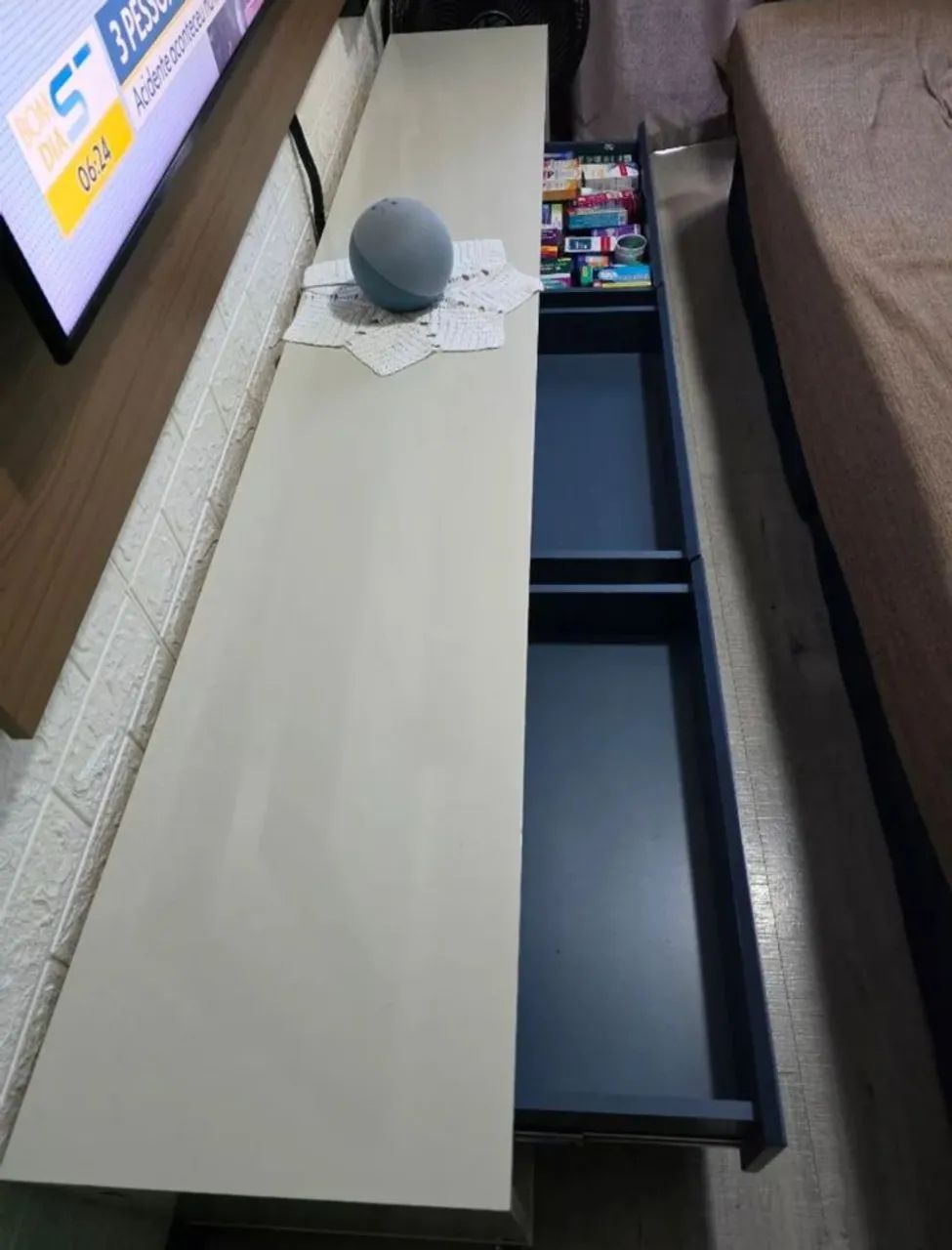 Rack Gelius TV até 85 polegadas com rod ízios - Foto 2