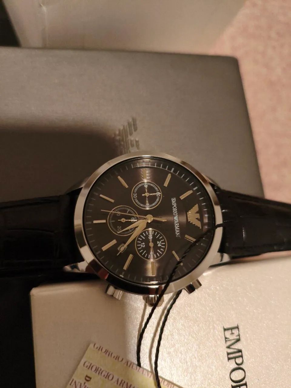 Relogio Emporio Armani - Couro