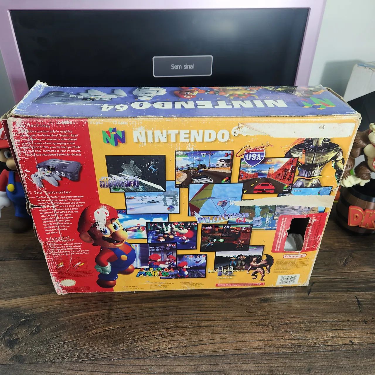 Nintendo 64 original com jogo Mario kart  - Foto 2