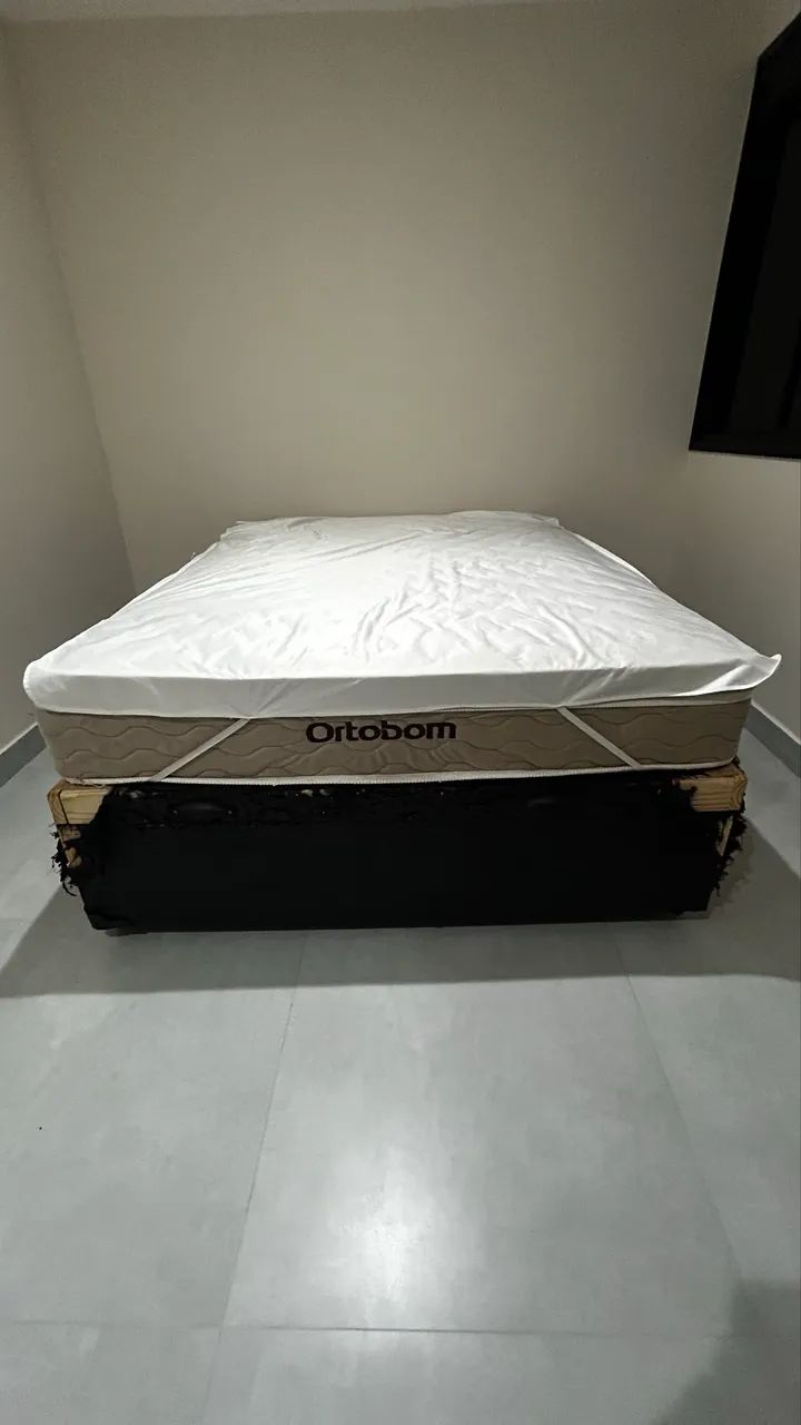 Colchão Ortobon e Box Baú  - Foto 5